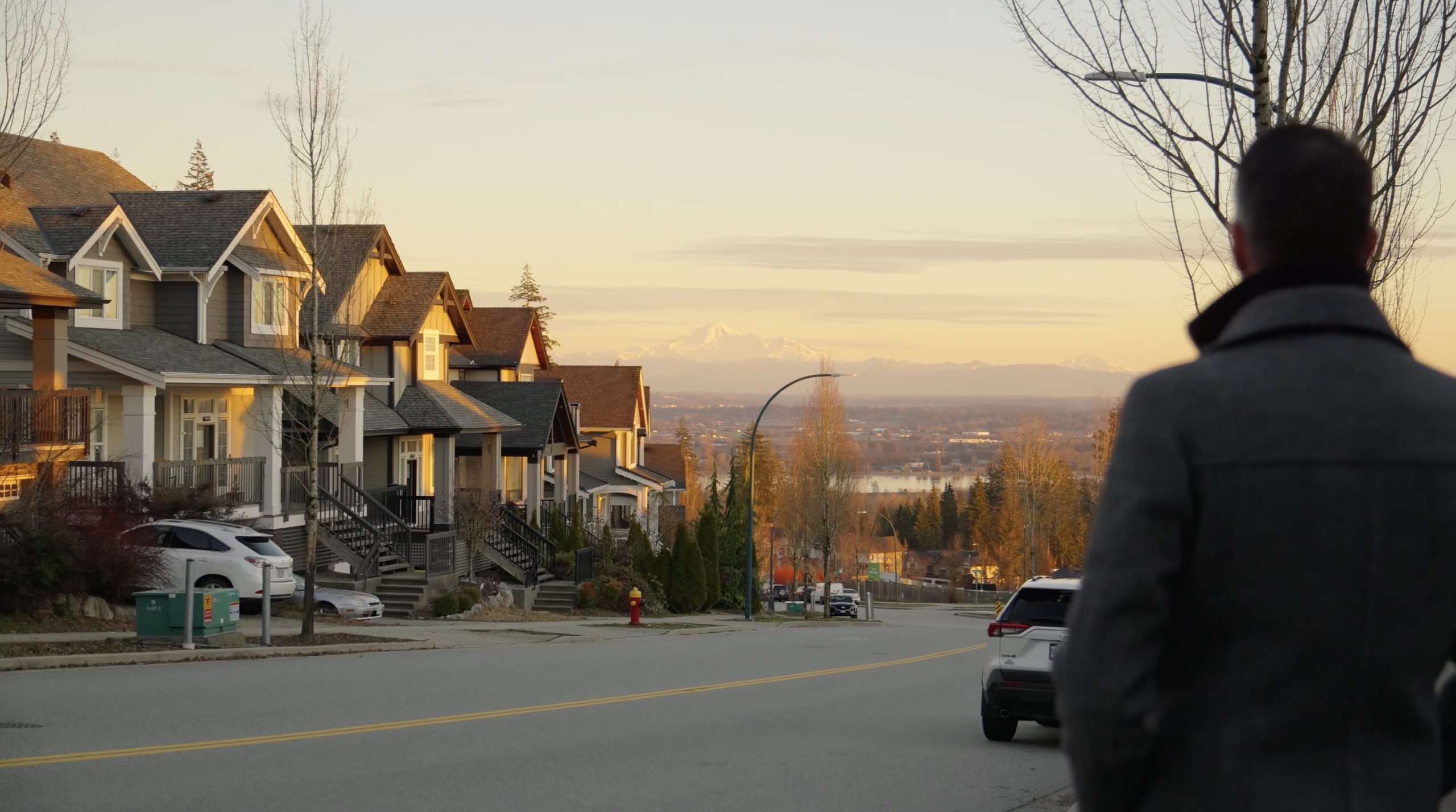 Coquitlam skyline and neighbourhood view