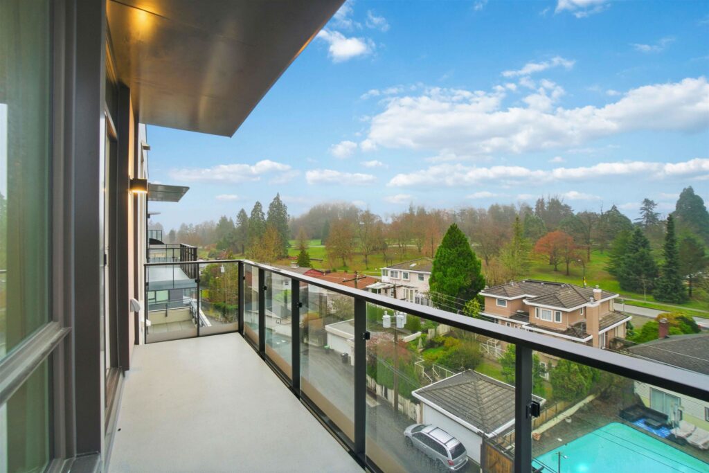 Main-floor patio at 608-5212 Cambie sub-penthouse