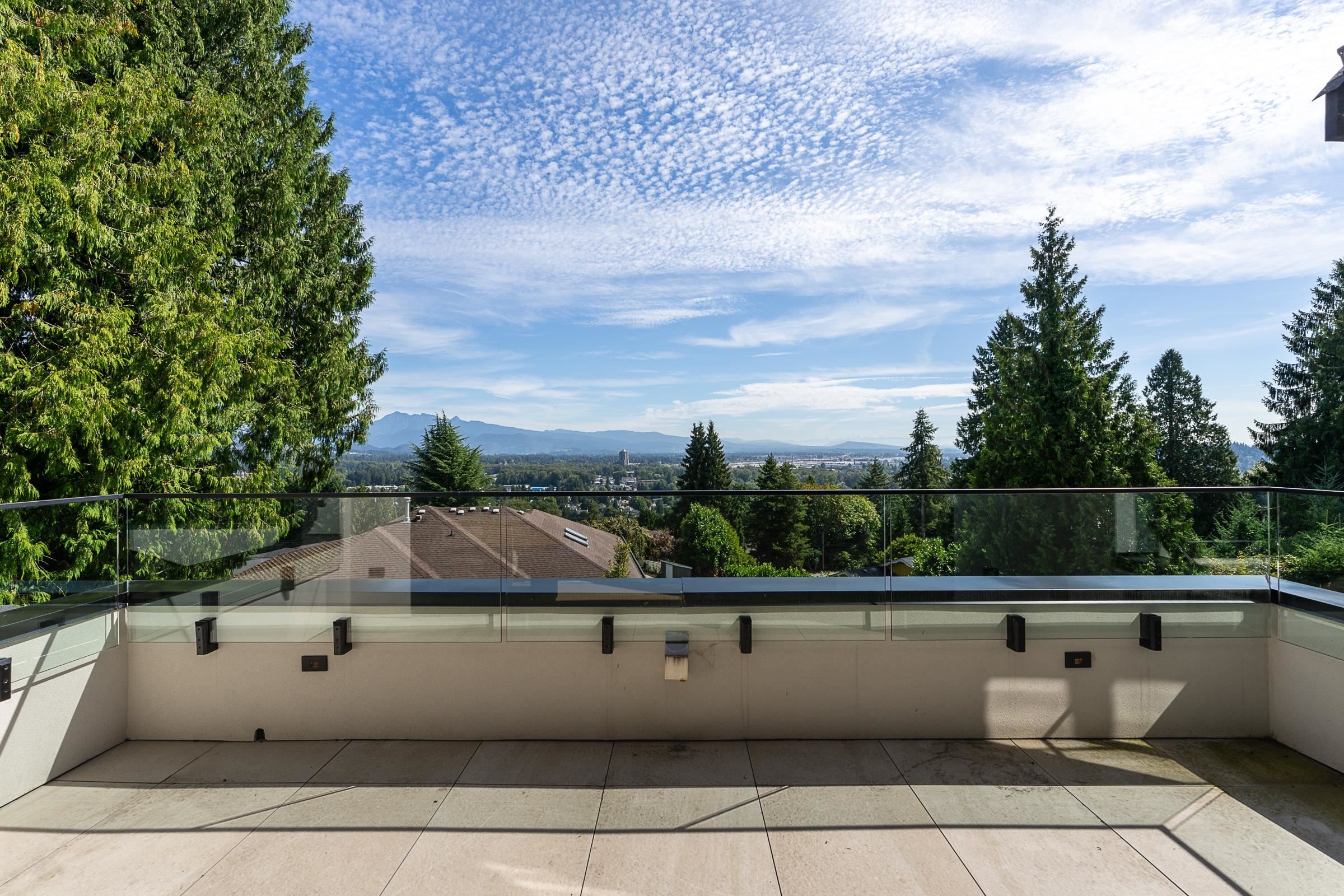 Covered upper deck off the great room and primary bedroom at 2976 Lazy A Street, Ranch Park