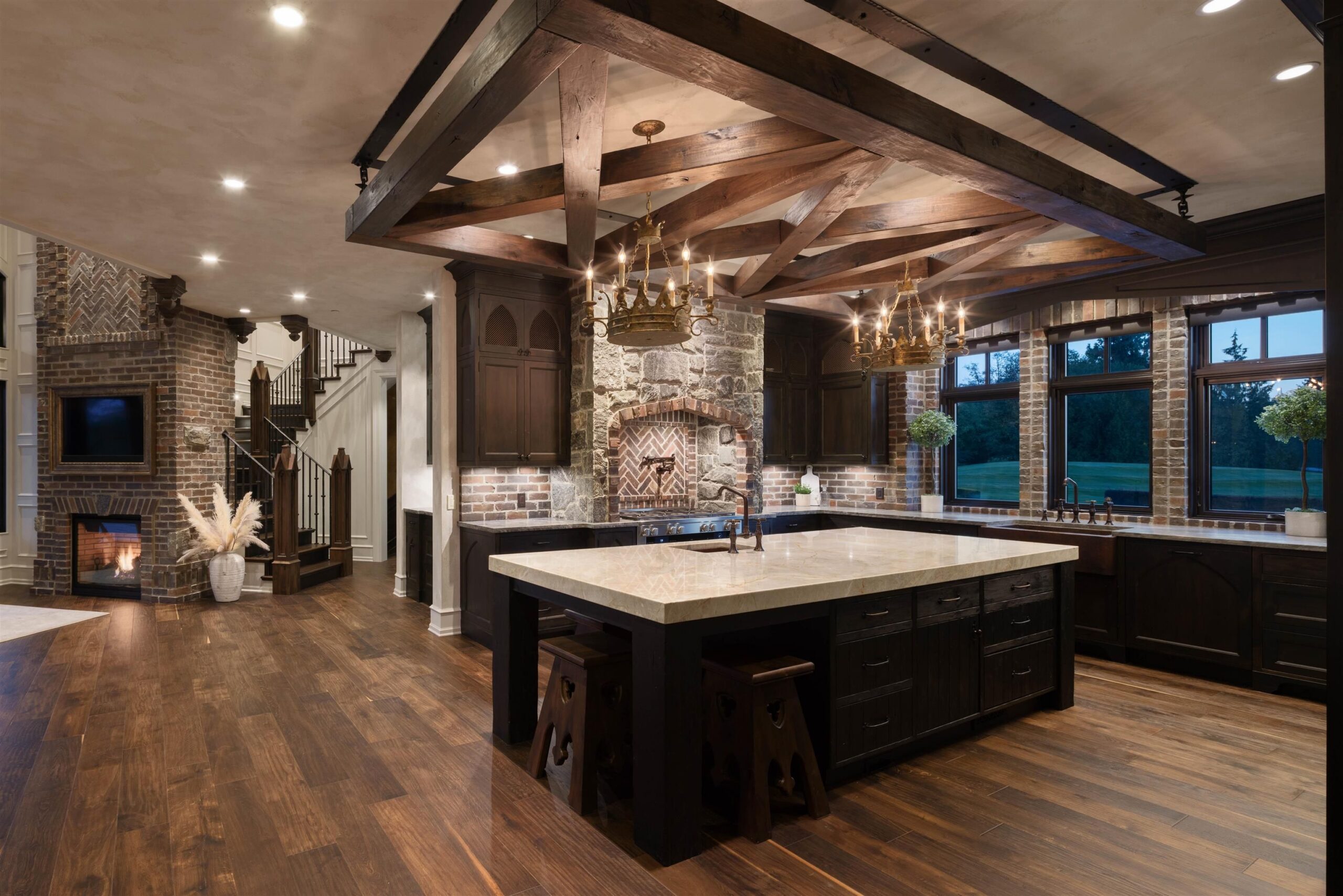 Entertainer's kitchen at Tannin Manor, Langley
